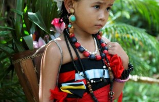 Cambodia little-girl-minority-dresses