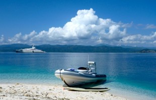 Philippins Beach-Ocean boats